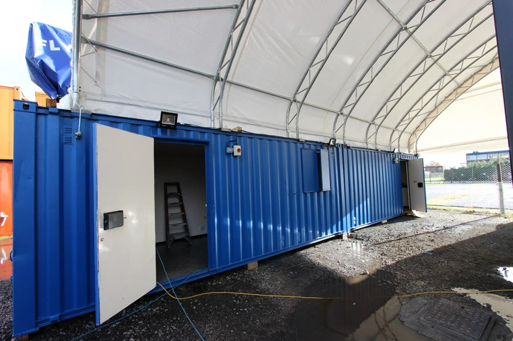 TC4040C series shipping container canopy