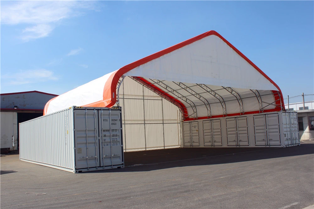 50ft wide container shelter