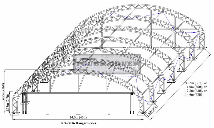 fabric aircraft hangar shelter