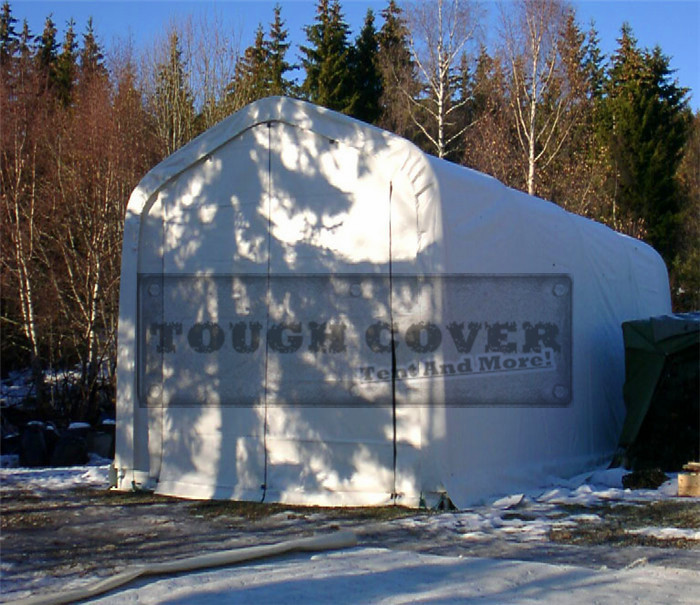 3.5m wide storage shelter